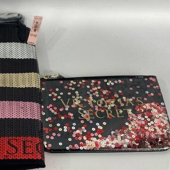 NWT VICTORIA’S SECRET SEQUIN TOTE BUNDLE - Picture 6 of 6